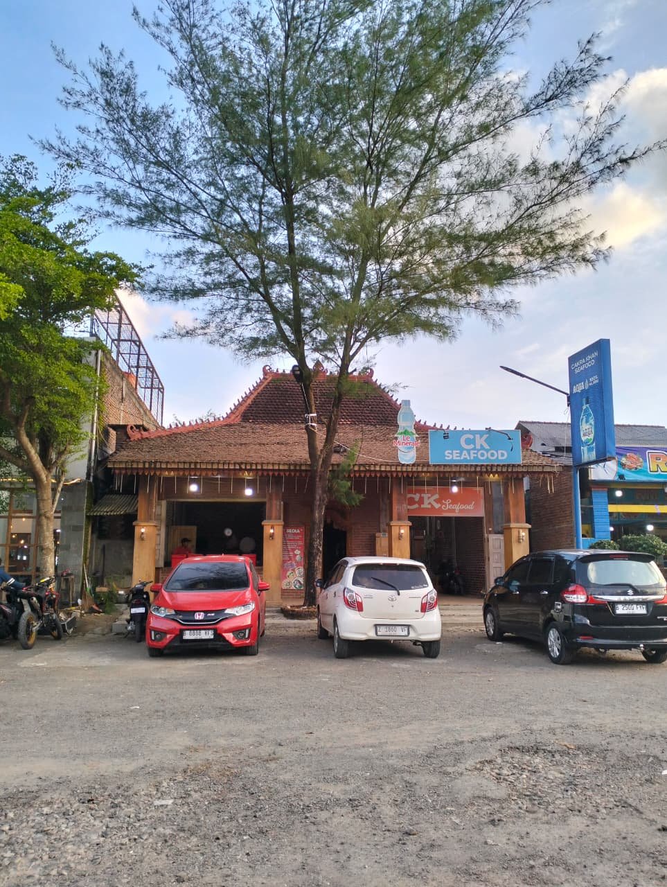 Tampak depan restoran CK Seafood